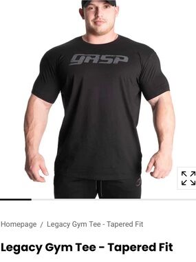 GASP Men’s Legacy Gym Tee, Size XXL